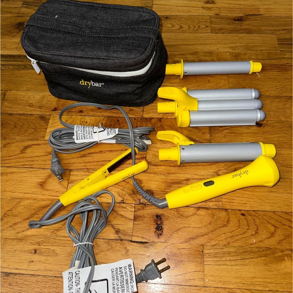 Drybar The Mixologist Interchangeable Styling Iron & Mini Flat Iron Combo